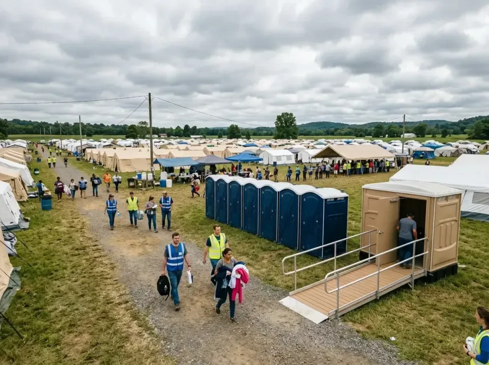 disaster-relief-camp-restrooms-010 — frequently asked questions, Dumpster & Portable Bathrooms Rental in Stuarts Draft, VA